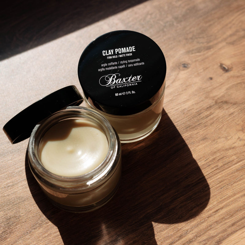 Producer photograph of Clay Pomade from Baxter of California