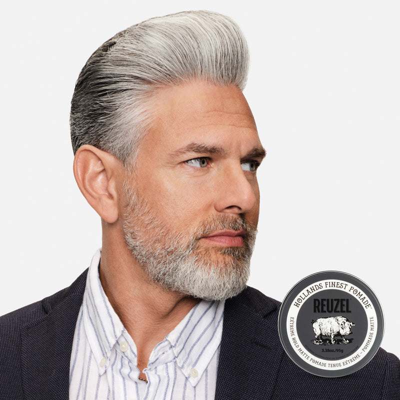 Producer photograph of Extreme Hold Matte Pomade from Reuzel